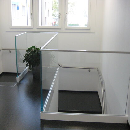 Ganzglasgeländer, Spital Sarnen